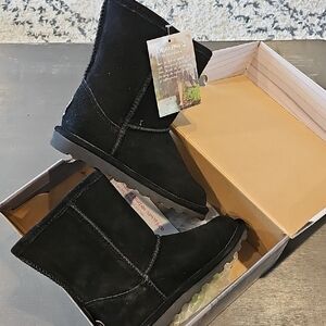 BearPaw Youth Classic Black Winter Boots